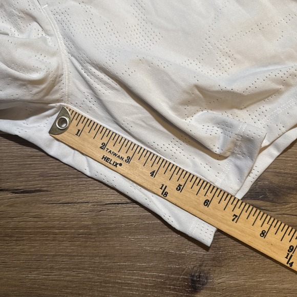 Lululemon Mens SMALL Pace Breaker LINED Short 7" Jacquard Perforated BONE White - Picture 12 of 12